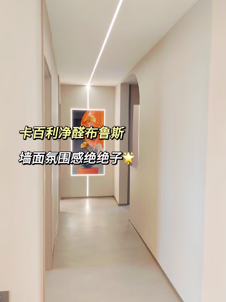 谁能拒绝全屋艺术漆？这极简风装修太可了吧！